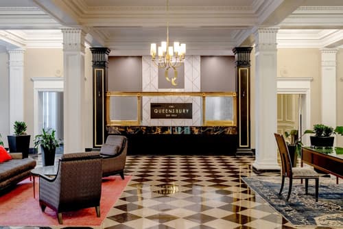 The Queensbury Hotel, Check-in/check-out kiosk