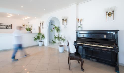 Mykonos Adonis Hotel, Interior entrance