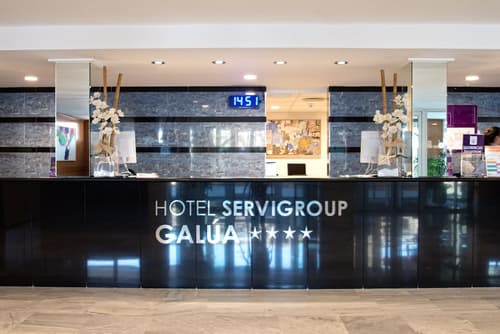 Hotel Servigroup Galúa, Reception