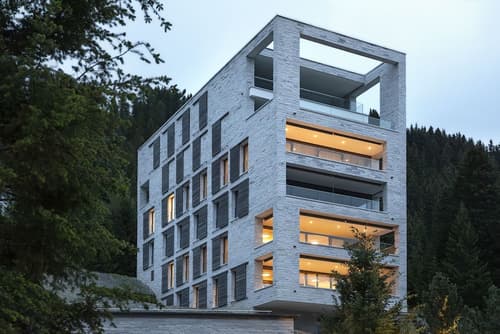 Tschuggen Grand Hotel, View from room