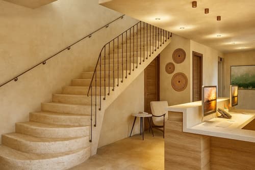 Hotel de l'Horloge, Interior entrance