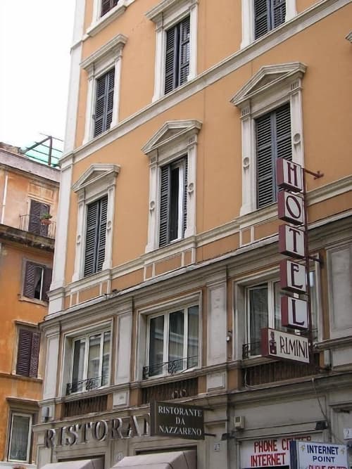Hotel Rimini, Front of property