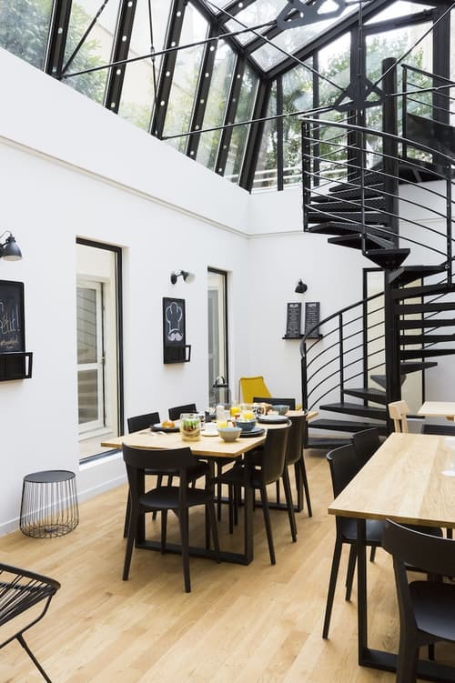 Hôtel Bootcamp, Breakfast area