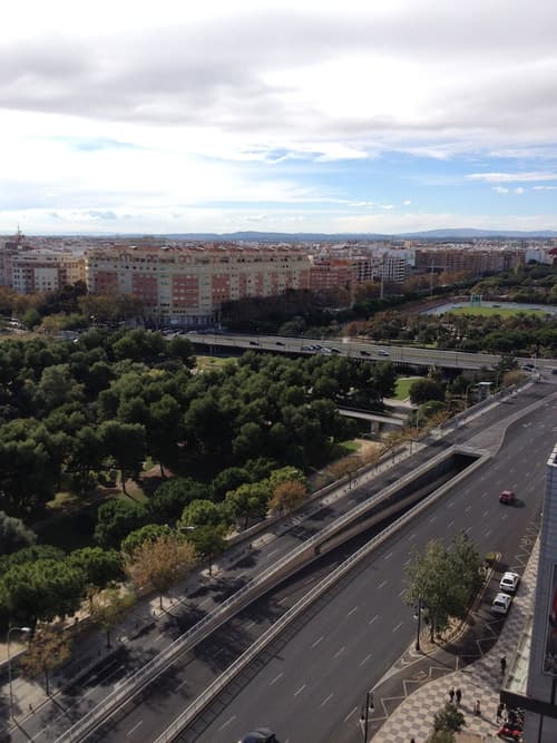 Hotel Turia Valencia, View from room