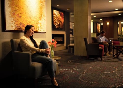 Club Quarters Hotel in San Francisco, Lobby sitting area