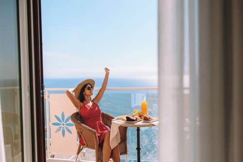 Hotel Margherita, View from room