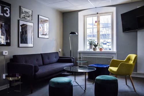 STF Stockholm Skeppsholmen Hostel, Lobby sitting area