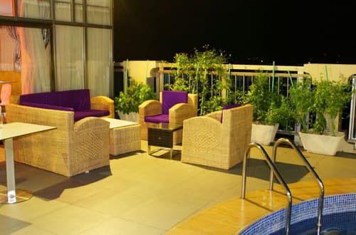 Bénin Royal Hôtel, Terrace/patio