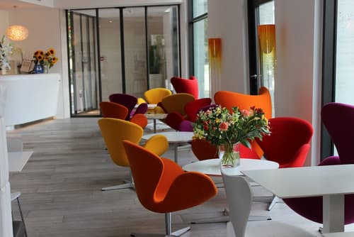 Hotel City Lugano, Design & Hospitality, Lobby sitting area