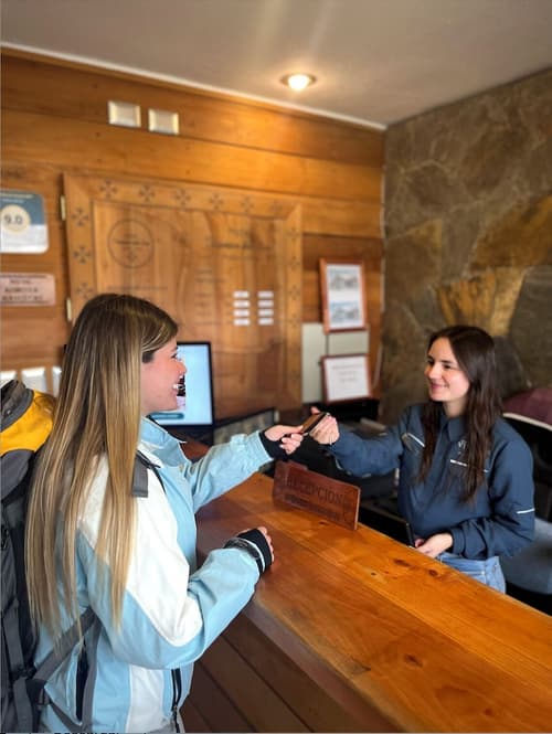 Hotel Vientos del Sur, Reception