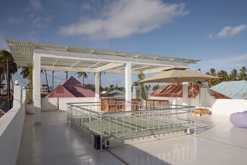 Paje White House, Terrace/patio