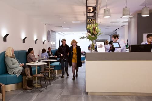 The Z Hotel Bath, Interior entrance
