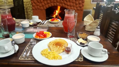 Rumipamba del Zuro Casa Hacienda, Breakfast meal
