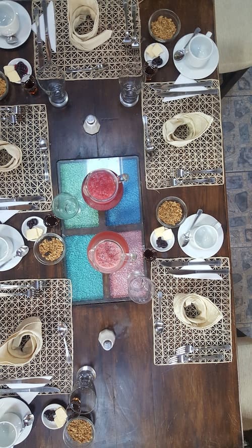 Rumipamba del Zuro Casa Hacienda, Breakfast meal