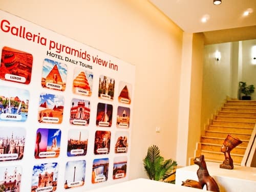 Galleria Pyramids View Hotel, Reception