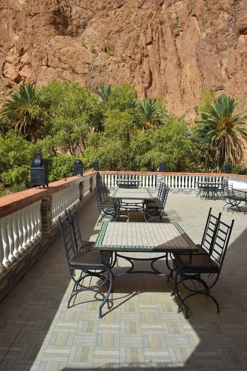 Auberge La Vallée, Terrace/patio