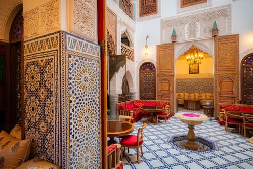 Riad Mazar Fes, Lobby sitting area