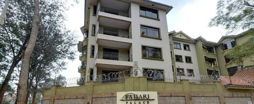 Fahari Palace Serviced Apartments, Front of property