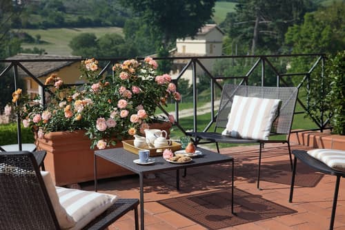 Albergo Villa Cristina, Exterior detail