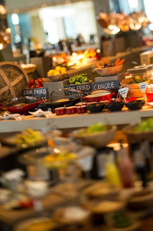 Conrad Manila, Breakfast buffet