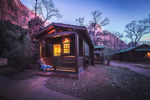 Zion Lodge - Inside the Park, Exterior