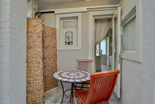 Hermanus Lodge on the Green, Terrace/patio