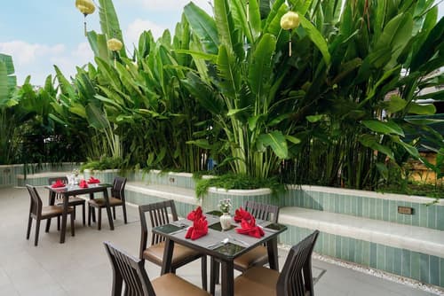 Banana Garden Villa, Breakfast area