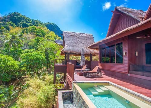 Cauayan Island Resort, Private pool