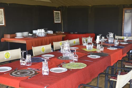 Kananga Special Tented Camp, Restaurant