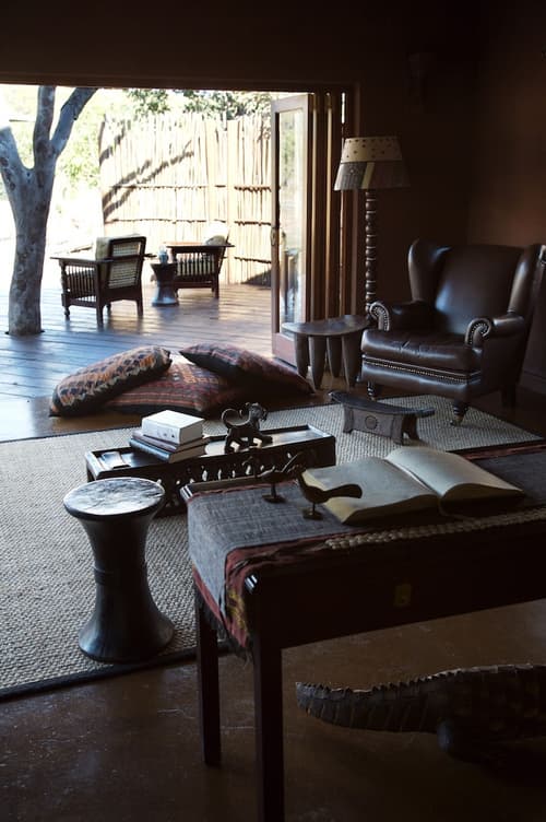 Makweti Safari Lodge, Lobby sitting area