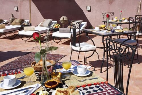 Riad Shaloma, Breakfast area