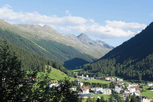 Youth Hostel Davos Youthpalace, View from room