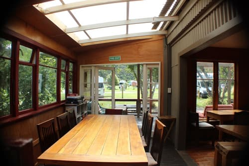 The Barn Cabins & Camp, Interior entrance