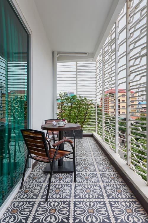 Monsoon Bassac Hotel, Balcony