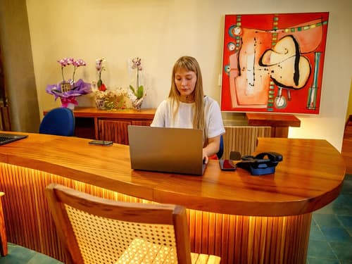 Búzios Espiritualidade Hotel, Reception