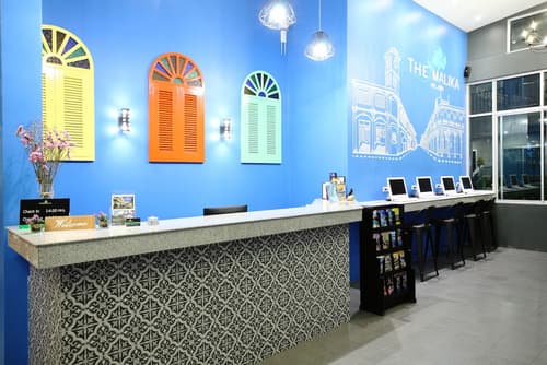 The Malika, Check-in/check-out kiosk