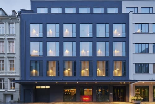 Zander K Hotel, Front of property