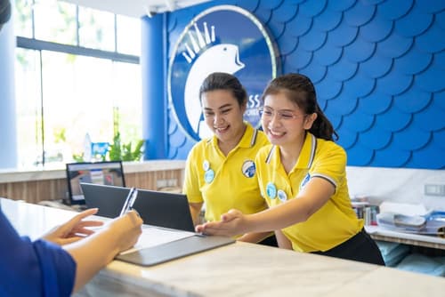 Krabi SeaBass Hotel, Reception