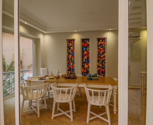 Riad Ayni, Breakfast area