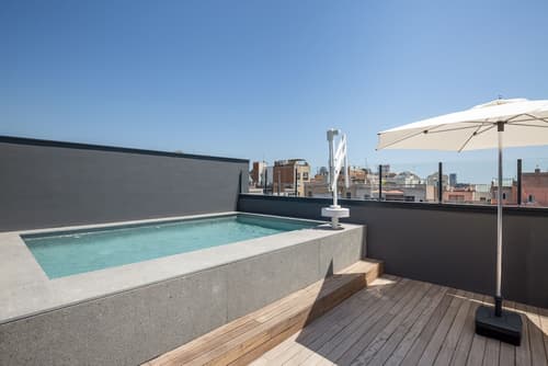 Room Mate Collection Gerard, Barcelona, Rooftop pool