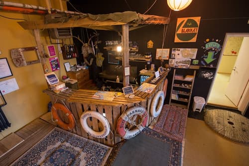 The Freezer Hostel & Culture Center, Interior entrance