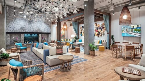 Margaritaville Hotel San Diego Gaslamp Quarter, Lobby sitting area