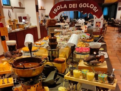 Chocohotel, Breakfast area