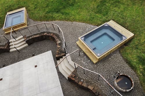 Fosshotel Reykholt, Outdoor spa tub