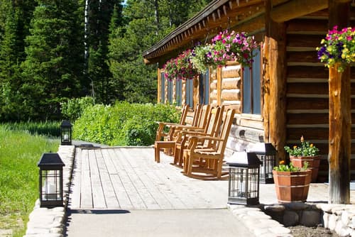 Jenny Lake Lodge, Lobby sitting area