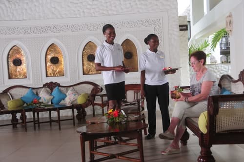 Jacaranda Indian Ocean Beach Resort, Lobby sitting area
