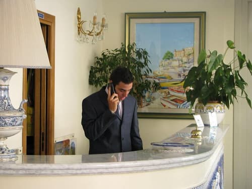 Hotel Santa Lucia, Check-in/check-out kiosk