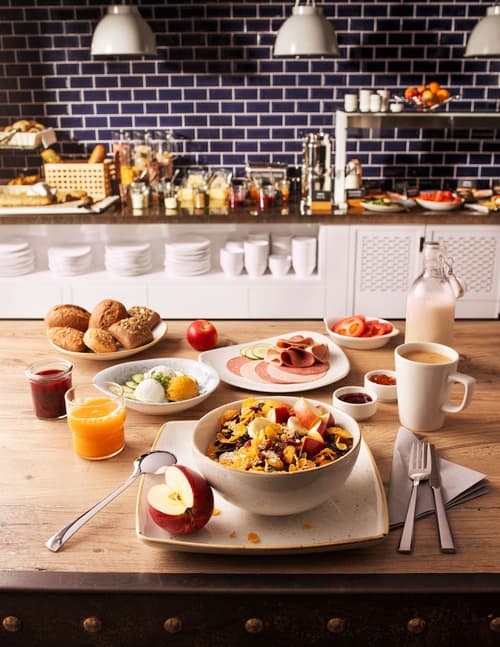 Premier Inn München Messe, Breakfast buffet