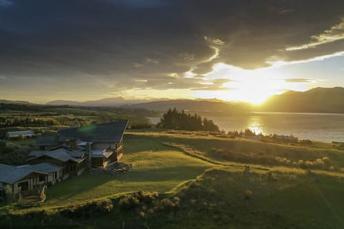 Fiordland Lodge, Aerial view