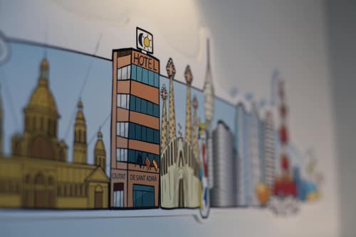 Ciutat de Sant Adria, Room